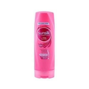 SUNSILK CONDITIONER THICK AND LONG PINK 180ML