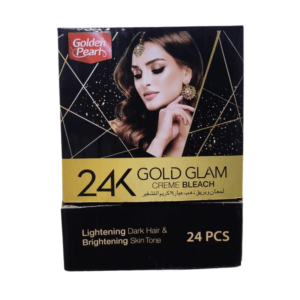 GOLDEN PEARL 24K GOLD GLAM CREAM BLEACH 24PCS BOX