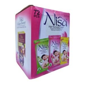 NISA HAIR REMOVAL CREAM SACHET ROSE CTN 864 SACHET