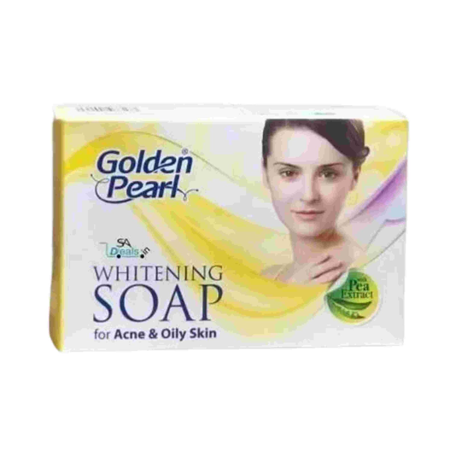 GOLDEN PEARL YELLOW WHITENING SOAP ACNE AND OILY SKIN 100G