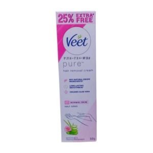VEET HAIR REMOVAL CREAM NORMAL SKIN PINK 32G SMALL EXTRA FREE