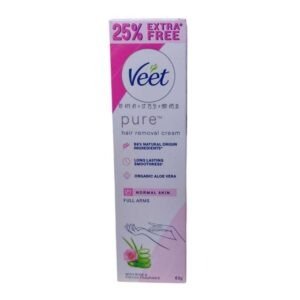 VEET HAIR REMOVAL CREAM NORMAL SKIN PINK 63G MEDIUM EXTRA FREE