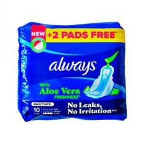 ALWAYS MAXI NIGHT THICK 8PADS PLUS 2PADS FREE