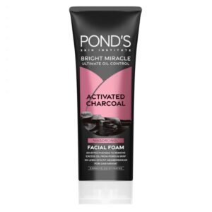 PONDS FACE WASH BRIGHT MIRACLE ULTIMATE OIL CONTROL FACIAL FOAM BLACK 100G LARGE IMPO