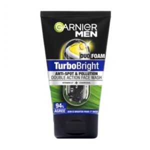 GARNIER MEN DUO FOAM TURBO BRIGHT FACEWASH 100ML IMPO