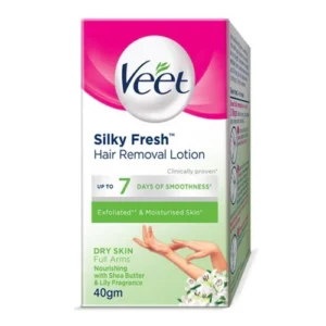 VEET HAIR REMOVAL LOTION DRY SKIN GREEN 40G SMALL PACK CTN 48PCS RETAIL 300