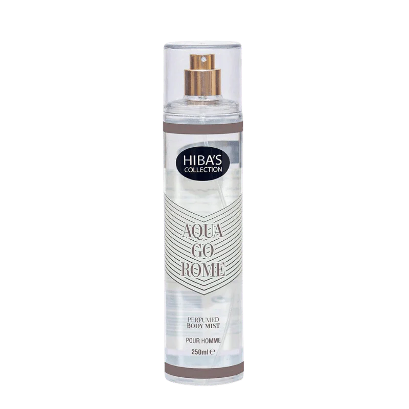 Hiba's Collection (Aqua Go Rome Body Mist For Men) 250ml