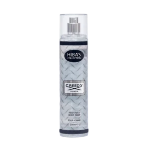Hiba's Collection (Creedy Black Body Mist For Men) 250ml