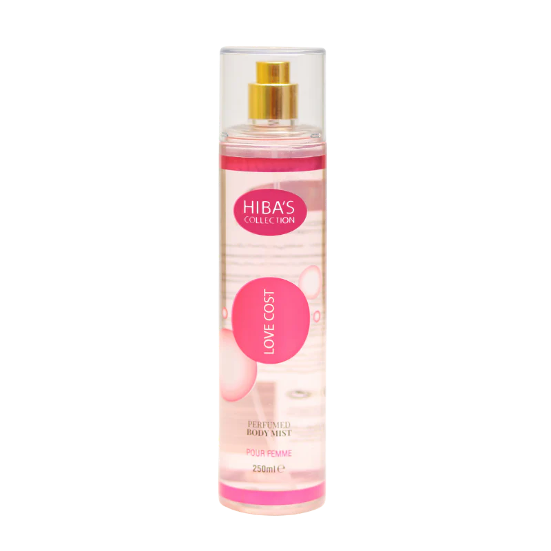 Hiba's Collection (Love Cost Pink Touch Body Mist For Women) 250ml