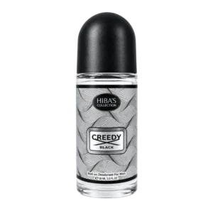 Hiba's collection (Creedy Black Roll On Deodorant For Men) 60ml