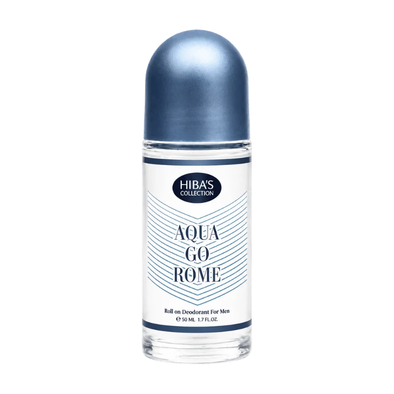 hiba's collection (Aqua Go Rome Roll On Deodorant For Men) 60ml