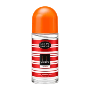 Hiba's collection (Desire Roll On Deodorant For Men) 60ml