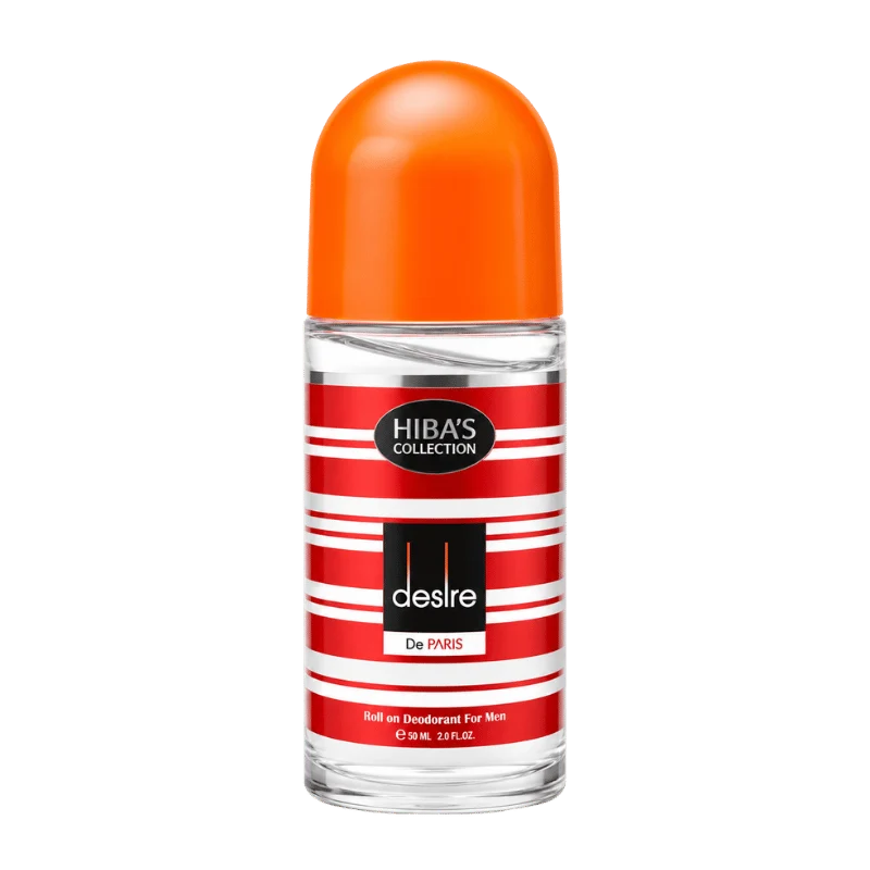 Hiba's collection (Desire Roll On Deodorant For Men) 60ml