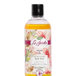 Dalan Le Jardin Orchid & Lily Ultra Rich Perfumed Body Wash, Alcohol-Free, 500ml