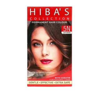 Hiba's Collection Hair Color 5N Light Brown (60-ml)