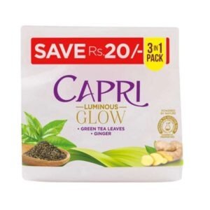 CAPRI LUMINOUS GLOW SOAP 3 IN 1 BUNDLE PACK GREEN 120G