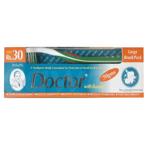 DOCTOR TOOTHPASTE 65G BRUSHPACK