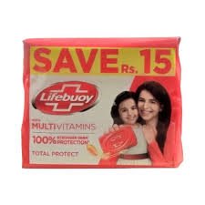 Lifebuoy Total Soap Bar Trio 123G