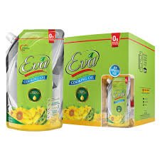 Eva Cooking Oil Stand up Pouch 1Ltr x 5