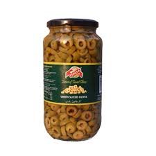 ITALIA Sliced Green Olives - 900 / 460gr
