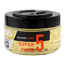 GATSBY WG SUPER HARD #5 HAIR GEL (YELLOW) (JAR) 150G