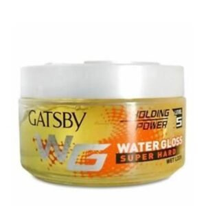 GATSBY SUPER HARD HAIR GEL (YELLOW) (JAR) 300G