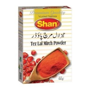 SHAN TEZ LAL MIRCH POWDER 180 GM NP