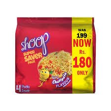 SHAN SHOOP NOODLES CHATTPATA SAVER PACK 260 GM-AFP-000291553-Pack of 6
