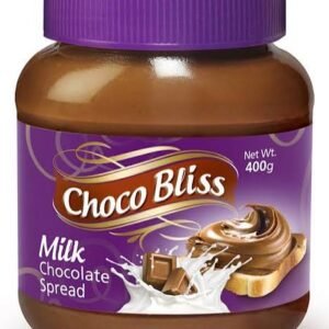 Chocobliss Milk Chocolate Spread 350gm Glass Jar Rich Creamy Chocolate Spread for Toast Bread Desserts and Baking