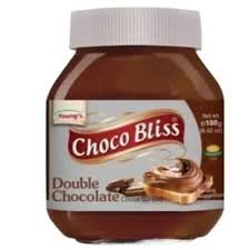 Chocobliss Double Chocolate Spread 180gm Creamy Chocolate Spread for Bread Toast Desserts and Sweet Recipes