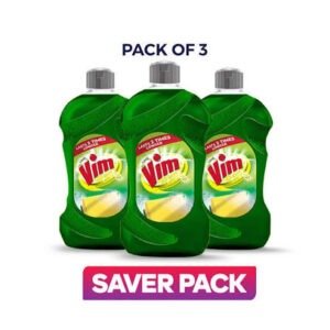 Rs.110 off on Pack of 3 of Vim Lime Active Dishwashing Gel - 500ML