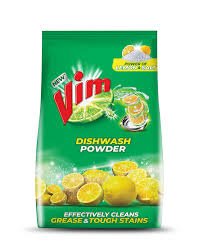 Vim Lemon And Salt Dishwashing Powder 750G