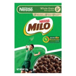 NESTLE MILO Whole Grain Chocolate & Malt Flavoured Wheat Balls Breakfast Cereal 150g