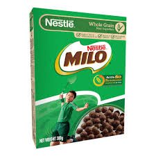 MILO Whole Grain Chocolate & Malt Flavoured Wheat Balls Breakfast Cereal 300g