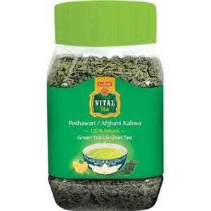 Vital Green Tea Jar Plain 100gm