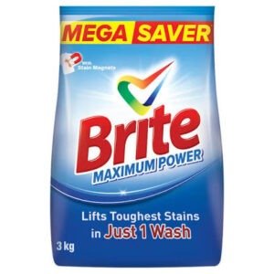 Brite Maximum Power 3kg - Detergent Washing Powder