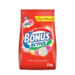 Bonus Active 2kg - Detergent Washing Powder