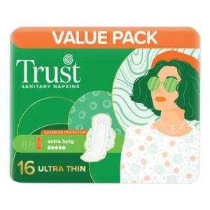 Trust Breathables Ultra Thin Extra Long Value Pack 16 Pcs