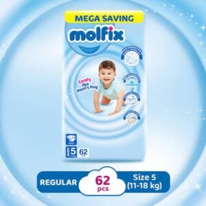 Molfix CC Mega Junior (Size-5, 62Pcs)