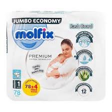 Molfix Premium Jumbo Newborn 1 (78+4) Jumbo PK