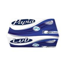 Papia tissue paper non perfumed 2ply 500