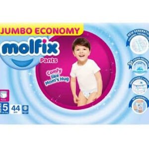 Molfix Diaper Pants JumboPacks Size 5 Junior 12-17Kg, 44Pcs