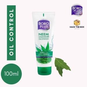Emami BoroPlus Neem Face Wash 50ml (30% Extra) – Deep Cleansing Anti Acne Face Wash for Oil Control, Fresh & Clear Skin Care