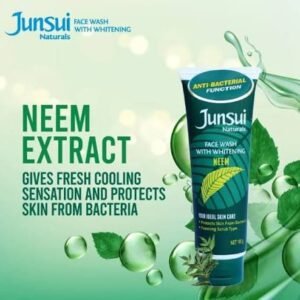 Junsui Naturals Face Wash foaming scrub with Whitening Neem 100gm
