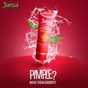 Junsui Face Wash Whitening Pimple Fighting 100g
