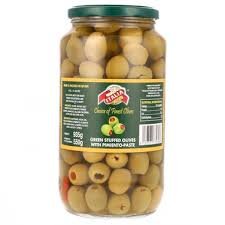 ITALIA STUFFED GREEN OLIVES 935/550 GRAM